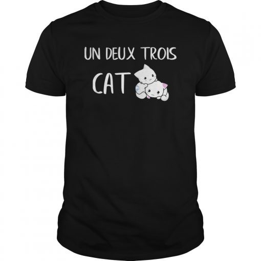 Cute Un Deux Trois Cat T-Shirt