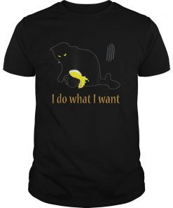 Cute black Cat do what i want T-shirt