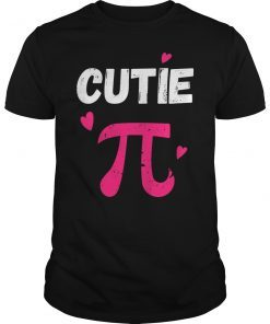 Cutie Pi Day Shirt Funny Math Teachers Gift Pi Symbol TShirt