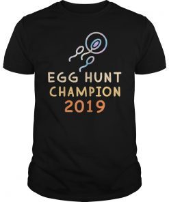 Dad Pregnancy Announcement Egg Hunt Champion 2019 Shirt