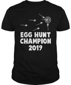 Dad Pregnancy Announcement Egg Hunt Champion 2019 TShirt
