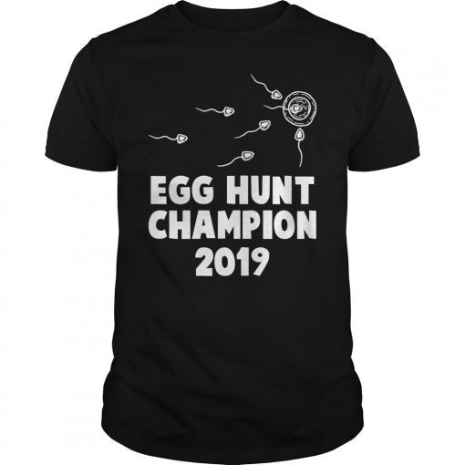 Dad Pregnancy Announcement Egg Hunt Champion 2019 TShirt