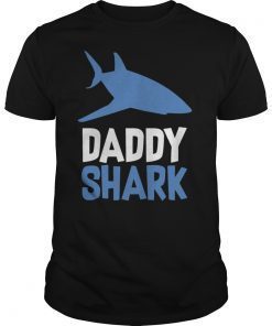 Daddy Shark 2019 T Shirt Father Grandpa