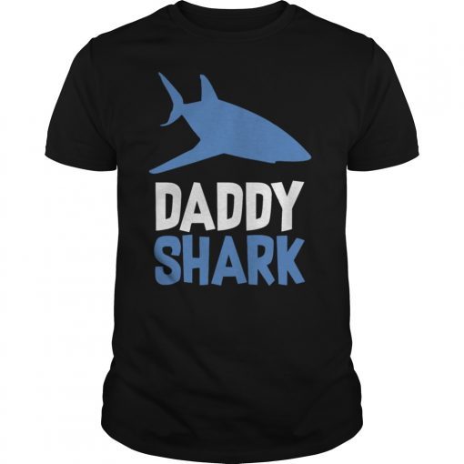 Daddy Shark 2019 T Shirt Father Grandpa