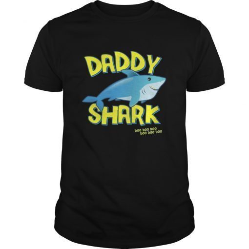 Daddy Shark Father's Day Shirt Gift