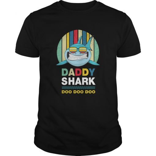 Daddy shark doo doo doo t-shirt