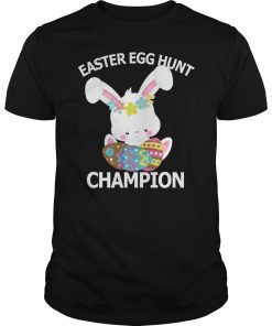 Easter Egg Hunt Champion T-Shirt Cute Bunny Rabbit Shirt