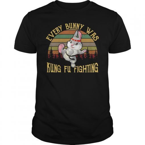 Easter Every Bunny Was Kung Fu Fighting Ninja Shirt