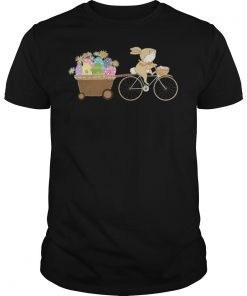 Easter bunny on the bike with the Easter eggs Shirt