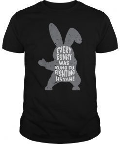 Every Bunny Was Kung Fu Fighting Funny Lyric Rabbit T-Shirt