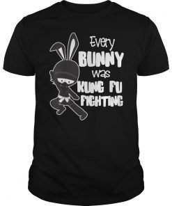 Every Bunny was Kung Fu Fighting T-Shirt Funny Easter Shirt
