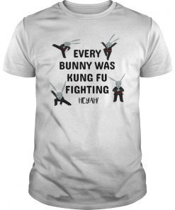 Every bunny was kung fu fighting kawai tee t-shirt