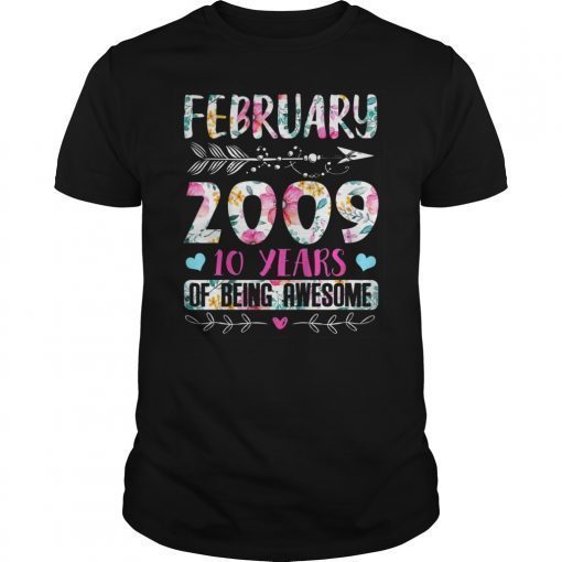 February 2009 10 Years of Being Awesome Women February Shirt