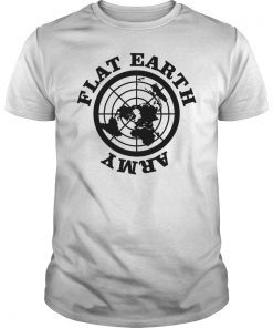 Flat Earth Army Tee Shirt