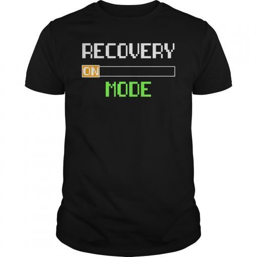 Funny Injury Shirts Recovery Mode On Get Well Shirt