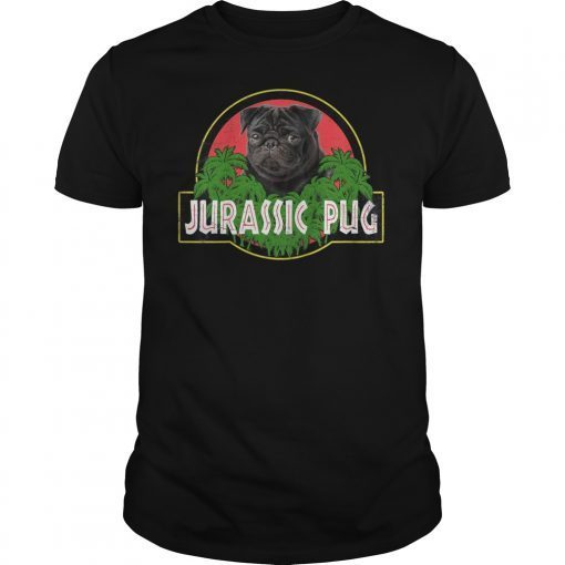 Funny Jurassic Pug T-Shirt