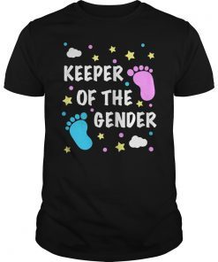 Gender Reveal Shirt Keeper of The Gender Party Supplies