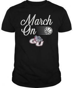 Gonzaga Bulldogs March On T-Shirt