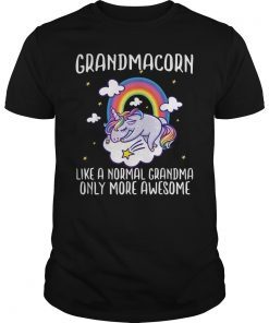 Grandmacorn Like A Normal Grandma Only More Awesome 2019 T-Shirt