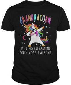 Grandmacorn Like An Grandma Only Awesome Dabbing Unicorn Shirt