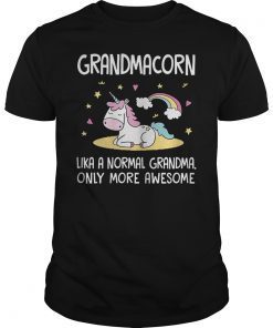Grandmacorn TShirt for Grandma Grandmother Cute Unicorn Gift