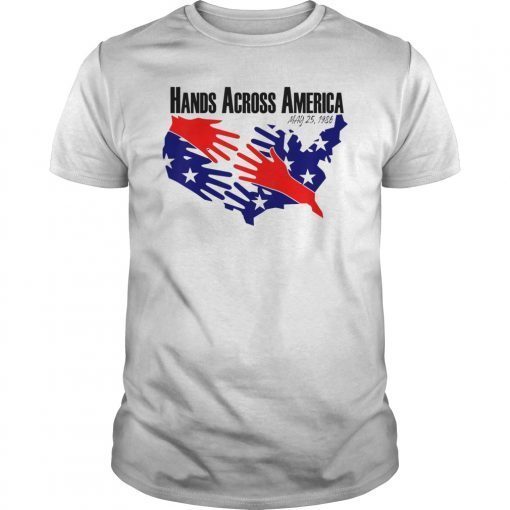 Hands Across America 1986 Shirt For Mens Womens Kids