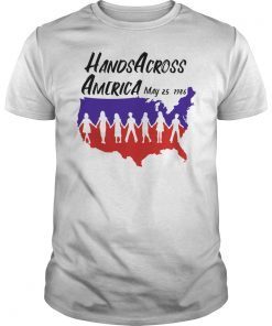 Hands Across America T-Shirt May 25, 1986 Men Women & Kids