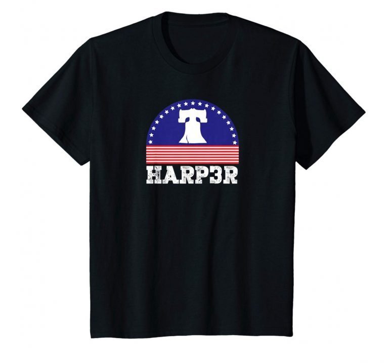 Harper Make Philly Great Liberty Bell Funny Tee Shirt