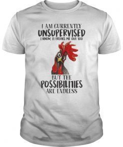 I Am Currently Unsupervised I Know Tee Shirt