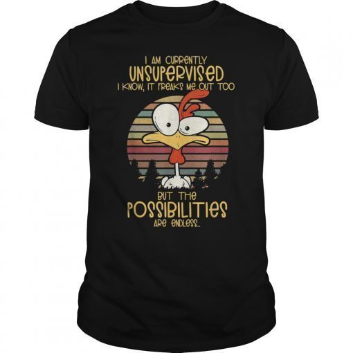 I Am Currently Unsupervised I Know Vintage T-Shirt