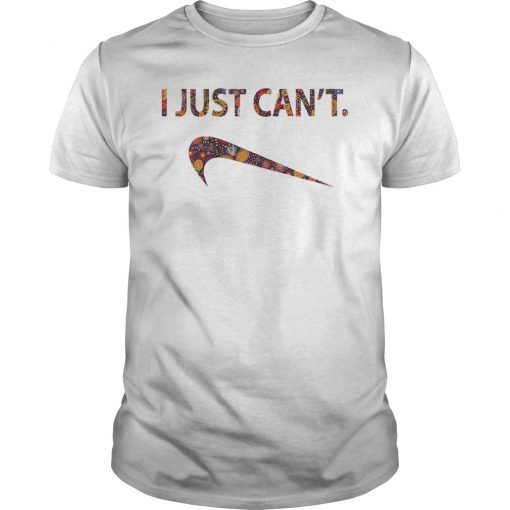 I Just Can't Floral Tee Shirt