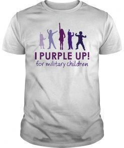 I Purple Up 2019 T-Shirt For The Month Of The Military Child