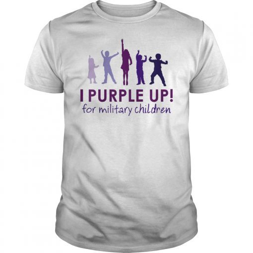 I Purple Up 2019 T-Shirt For The Month Of The Military Child