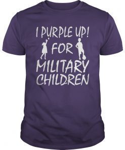 I Purple Up For Military Child Shirt
