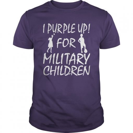 I Purple Up For Military Child Shirt