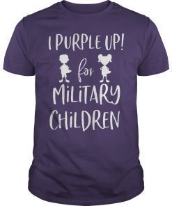 I Purple Up For Military Child T-Shirt