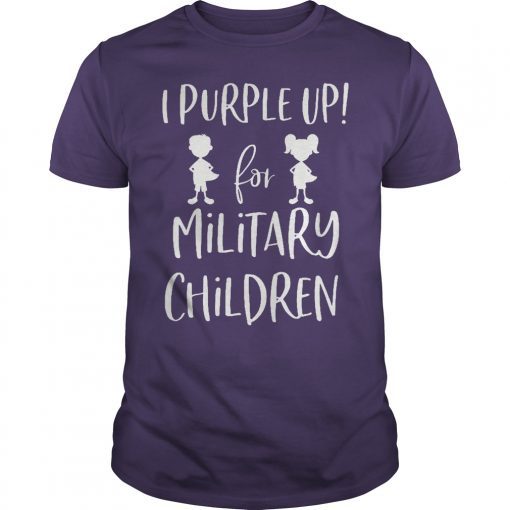 I Purple Up For Military Child T-Shirt