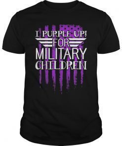 I Purple Up For Military Children T-Shirt