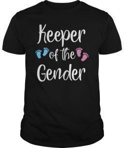 Keeper Of Gender Reveal Party Baby Shirt