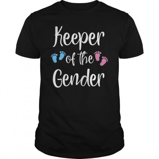 Keeper Of Gender Reveal Party Baby Shirt