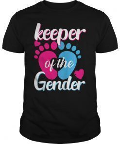 Keeper of Gender Reveal Baby Announcement Shirt