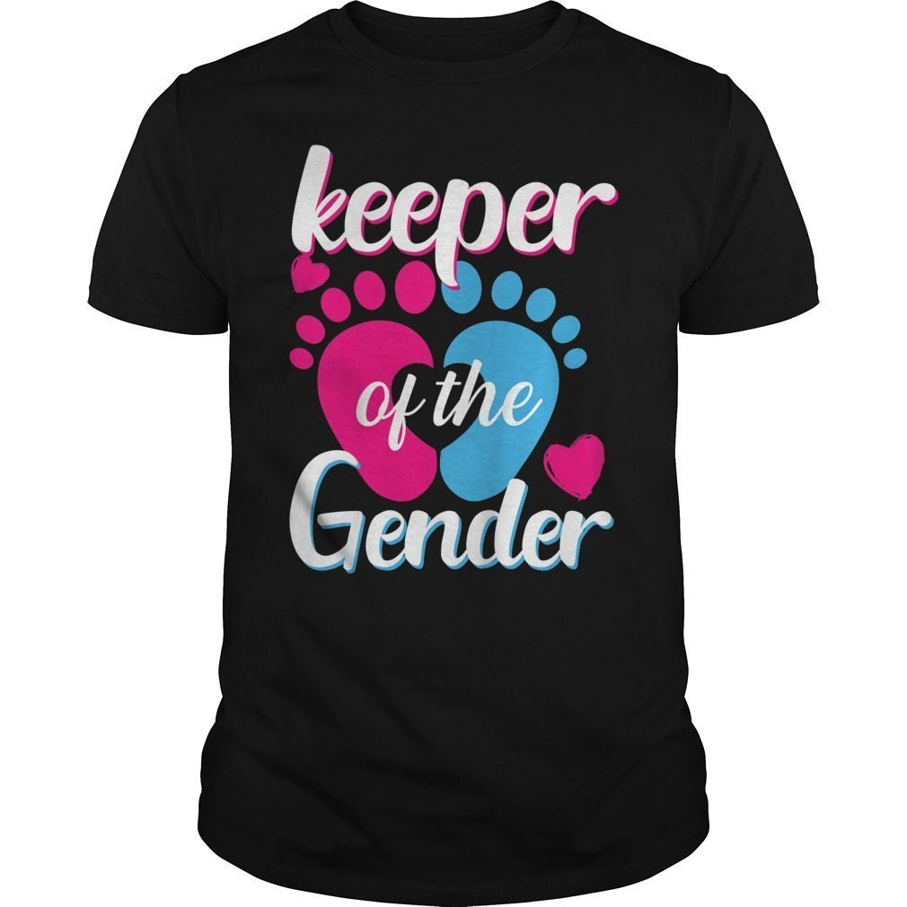 Keeper of Gender Reveal Baby Announcement Shirt