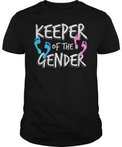 Keeper of Gender Reveal Party Baby Funny T-Shirt