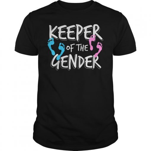 Keeper of Gender Reveal Party Baby Funny T-Shirt