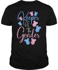 Keeper of the Gender Reveal Baby Tee Shirt