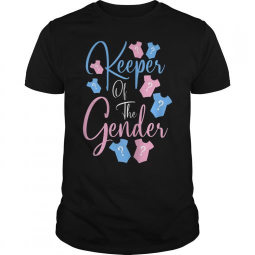 Keeper of the Gender Reveal Baby Tee Shirt