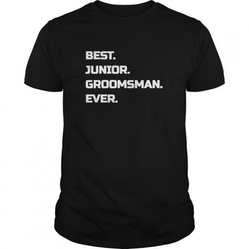 Kids Best Junior Groomsman T-Shirt Kids Boys