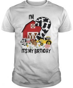 Kids It's My Bday I'm 2, Tractor 2 years old Bday Shirt