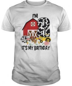 Kids It's My Bday I'm 8, Tractor 8 years old Bday Shirt