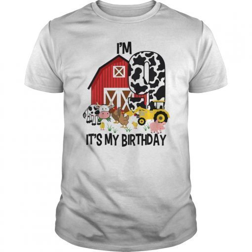 Kids It's My Bday I'm 9, Tractor 9 years old Bday Shirt